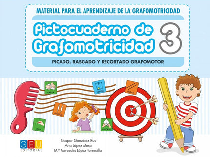 Portada del libro Pictocuaderno De Grafomotricidad 3