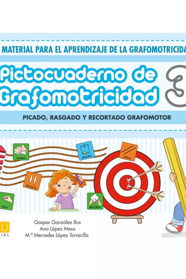 Portada del libro Pictocuaderno De Grafomotricidad 3