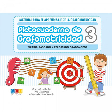Portada del libro Pictocuaderno De Grafomotricidad 3