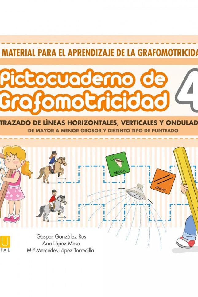 Portada del libro Pictocuaderno De Grafomotricidad 4
