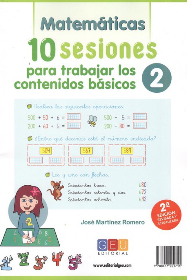 Portada del libro 10 Sesiones Para Trabajar Los Contenidos Básicos. Cuaderno 2