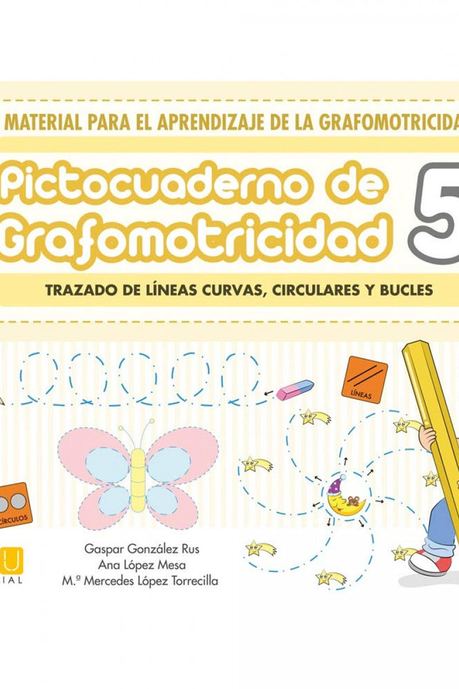 Portada del libro Pictocuaderno De Grafomotricidad 5