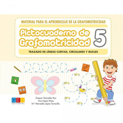 Portada del libro Pictocuaderno De Grafomotricidad 5