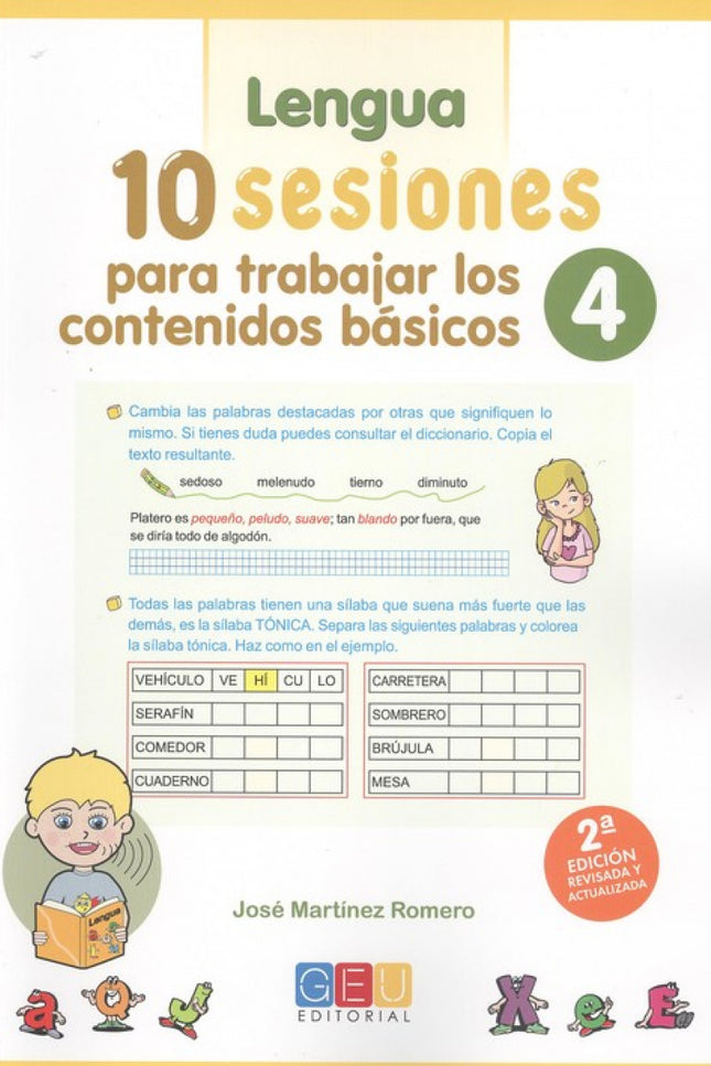 Portada del libro 10 Sesiones Para Trabajar Los Contenidos Básicos 4