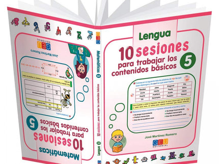 Portada del libro 10 Sesiones Para Trabajar Los Contenidos Basicos 5