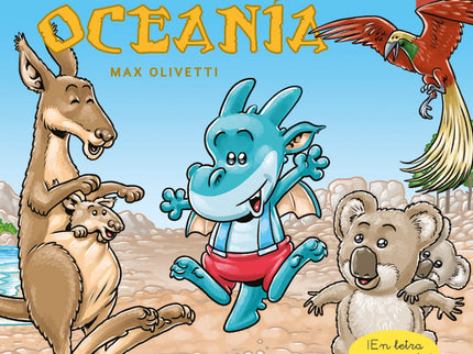 Libro Pascual El Dragón Descubre Oceanía - Libros Infantiles En Letra Ligada, Manuscrita, Cursiva: Libro infantil recomendado de 3 a 6 años, en letra ligada. Se puede utilizar para explicar los efectos del plástico en el planeta y animar a formar parte de la solución.
