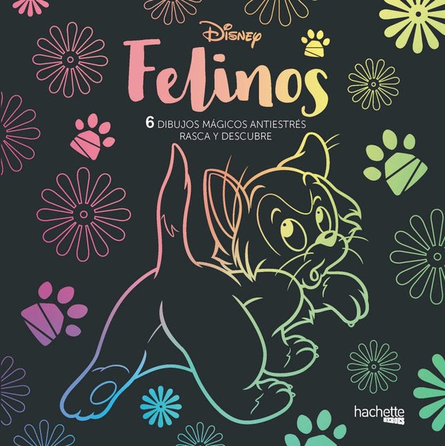 Arteterapia. Felinos Disney. 6 dibujos mágicos - Varios Autores - Tapa blanda