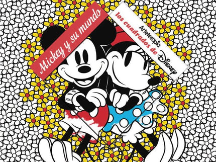 Arteterapia. Los cuadrados de Disney. Mickey y su mundo - Varios Autores - Tapa blanda