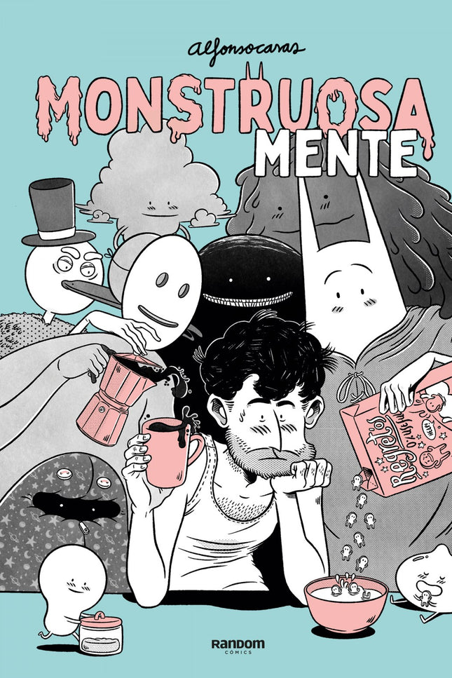 Libro Monstruosamente: Alfonso Casas nos enfrenta a nuestro bestiario particular en MonstruosaMente, demostrando en sus páginas que, cuando les miras a la cara, tus monstruos no asustan tanto. ¿Alguna vez te han asaltado las dudas en mitad de la noche, y ya no has podido volver a conciliar el sueño?