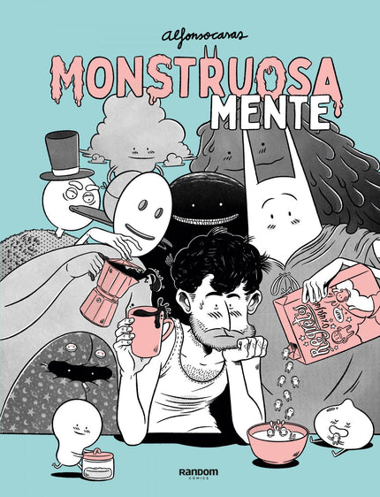 Libro Monstruosamente: Alfonso Casas nos enfrenta a nuestro bestiario particular en MonstruosaMente, demostrando en sus páginas que, cuando les miras a la cara, tus monstruos no asustan tanto. ¿Alguna vez te han asaltado las dudas en mitad de la noche, y ya no has podido volver a conciliar el sueño?