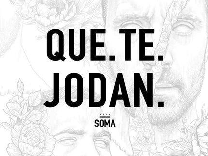 Libro Que.te.jodan: 'Soma lleva más de dos décadas dedicándose profesionalmente a la música y desde el año 2000 es uno de los productores musicales más prestigiosos del mundo del HipHop, en el que acumula más de mil millones de reproducciones en Youtube de las canciones en las que ha trabajado. Por sus manos han pasado referentes del género como Nach, ZPU, Ambkor o Porta, con quienes realiza giras por España y Latinoamérica de forma constante.
