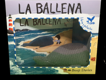 Libro La Ballena - Libro Y Peluche: Libro de tapa dura y peluche de La Ballena en el interior. Esta es la historia de un niño solitario, una ballena varada en la playa y una amistad que cambiará sus vidas para siempre.