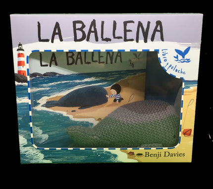Libro La Ballena - Libro Y Peluche: Libro de tapa dura y peluche de La Ballena en el interior. Esta es la historia de un niño solitario, una ballena varada en la playa y una amistad que cambiará sus vidas para siempre.