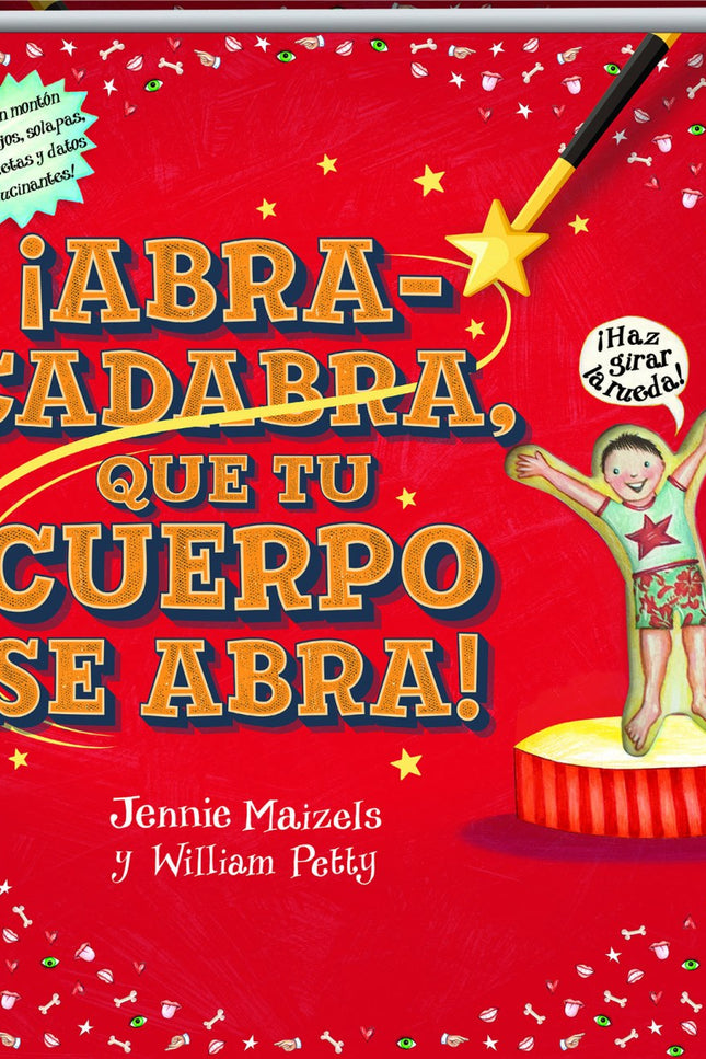 Libro Abracadabra Que Tu Cuerpo Se Abra: Este libro POP-UP invita a asomarse dentro del cuerpo humano de una forma divertida e ingeniosa para explicar como funcionan los diferentes órgano  El cuerpo humano es uno de los temas que más fascina a los pequeños lectores. Este libro en formato Pop-up, y con múltiples solapas, consigue explicar a los pequeños como funcionan los diferentes sitemas de nuestro cuerpo de una forma divertida y atractiva para que lo puedan entender todos los lectores.