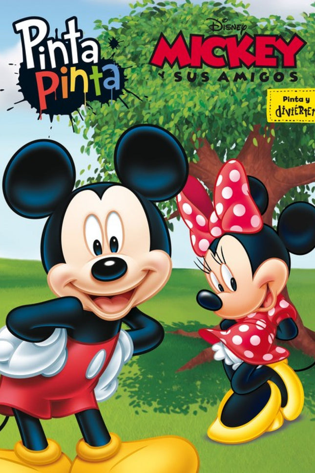 Libro Mickey Y Sus Amigos: Pinta Pinta te trae 224 pa?ginas con ilustraciones de Mickey y sus amigos para que te diviertas colorea?ndolas a tu gusto.