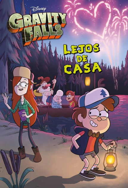 Libro Lejos De Casa: La noche de la fiesta en la Cabana del Misterio, Dipper descubre una forma de clonarse a si mismo y cree que ha encontrado la clave para gustarle a Wendy. ¿Podra sacarla a bailar, o sus clones se pondran celosos?