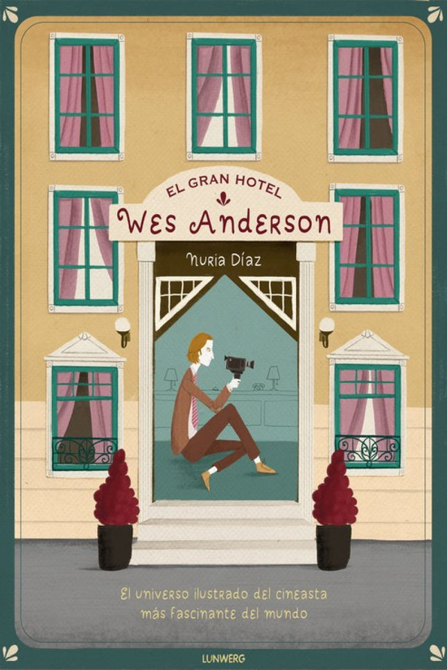 Libro Gran Hotel Wes Anderson: Un libro tributo que celebra la desbordante creatividad de uno de los directores de cine más originales de las últimas décadas. A través de las inconfundibles ilustraciones de Nuria Díaz, repasamos la vida de Wes Anderson, así como los temas, personajes y escenarios que conforman el universo visual de un cineasta de culto.