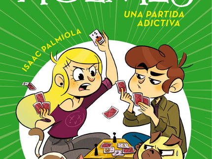 Libro Una Partida Adictiva: Una partida adictiva es la doceava entrega de las aventuras de #PerrockHolmes, la mejor serie de detectives, con más suspense, aventura y grandes dosis de humor. Un misterioso juego de mesa tiene a todo el mundo enganchado.