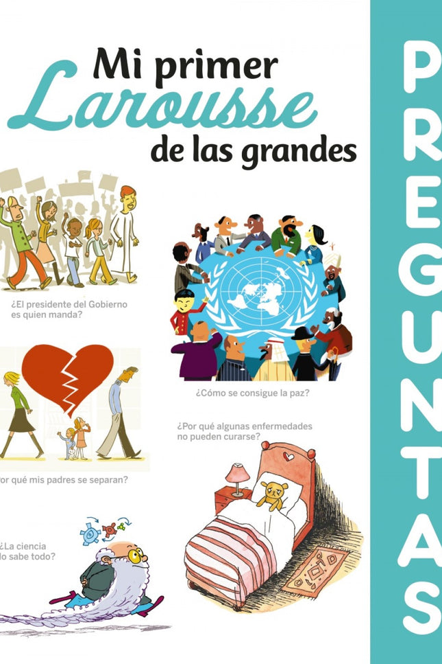 Libro Preguntas: Respuestas claras para las preguntas más difíciles. Los niños se hacen todo tipo de preguntas sobre las temáticas más diversas, y en este libro tendrán una primera respuesta, a menudo como elemento de reflexión per pensar en ello o para comentarlo con los adultos.