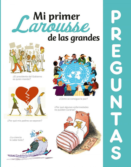 Libro Preguntas: Respuestas claras para las preguntas más difíciles. Los niños se hacen todo tipo de preguntas sobre las temáticas más diversas, y en este libro tendrán una primera respuesta, a menudo como elemento de reflexión per pensar en ello o para comentarlo con los adultos.