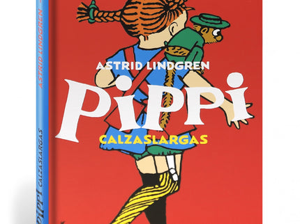 Libro Pippi Calzaslargas: Pippi Calzaslargas vive sola en Villa Villekulla con su caballo y su mono. También tiene una maleta llena de monedas de oro y por eso puede comprar todos los caramelos y juguetes que quiera.