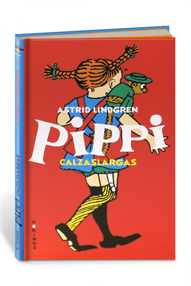 Libro Pippi Calzaslargas: Pippi Calzaslargas vive sola en Villa Villekulla con su caballo y su mono. También tiene una maleta llena de monedas de oro y por eso puede comprar todos los caramelos y juguetes que quiera.