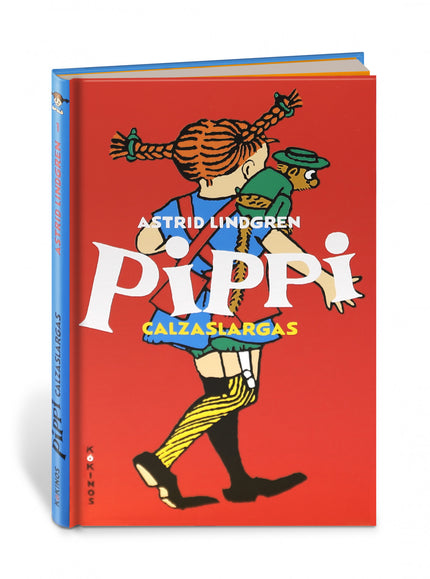 Libro Pippi Calzaslargas: Pippi Calzaslargas vive sola en Villa Villekulla con su caballo y su mono. También tiene una maleta llena de monedas de oro y por eso puede comprar todos los caramelos y juguetes que quiera.