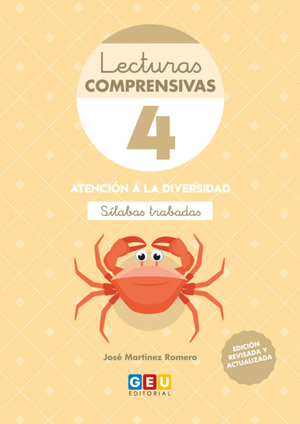 Portada del libro Lecturas Comprensivas 4 Silabas Trabadas 4ºed