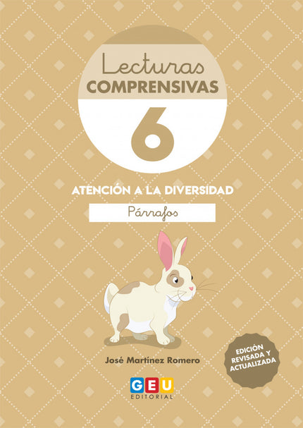 Portada del libro Lecturas Comprensivas 6 Leo Parrafos