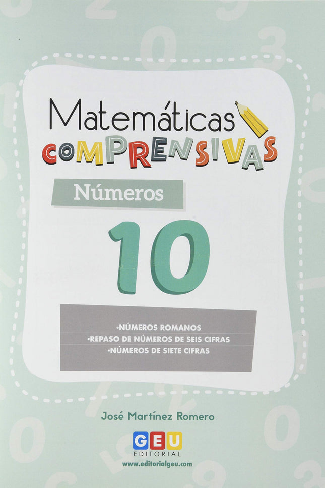 Portada del libro Matemáticas Comprensivas 10