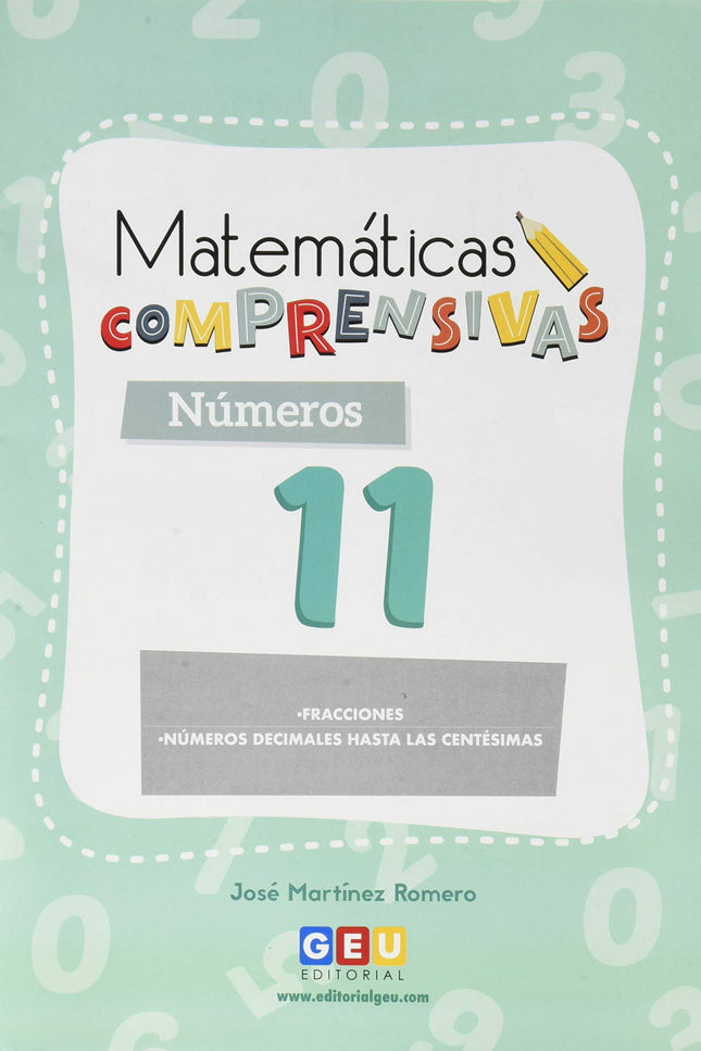 Portada del libro Matemáticas Comprensivas 11