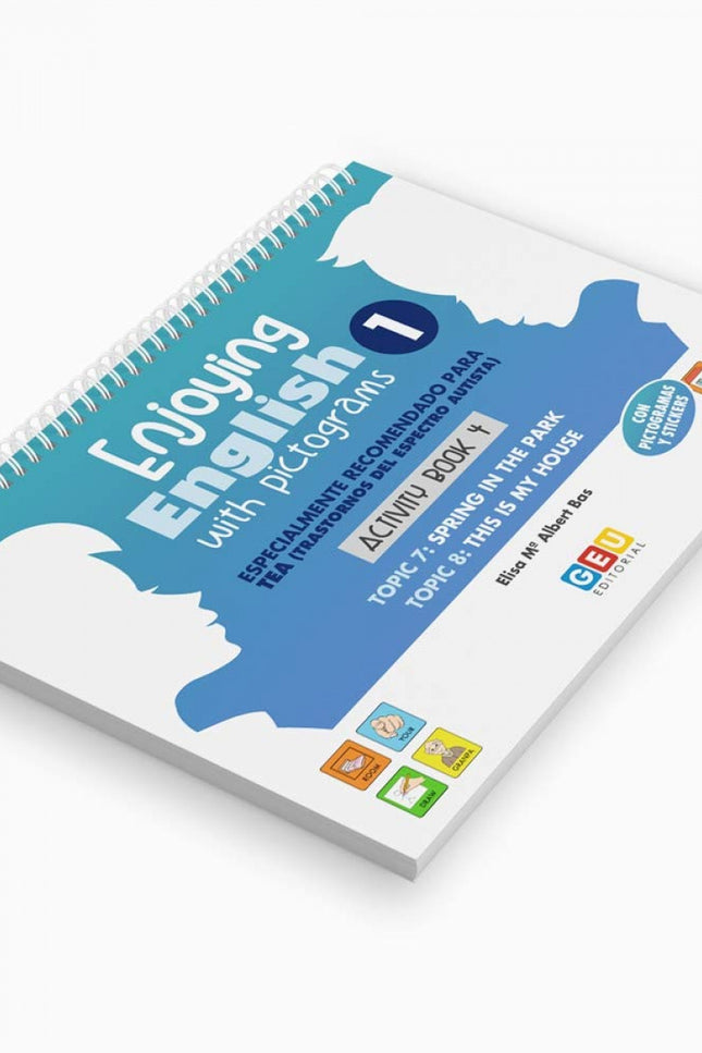 Portada del libro Enjoying English With Pictograms 1. Activity Book 4