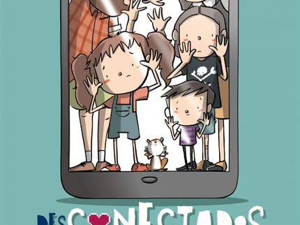 Libro Desconectados: Desconectados nos presenta una familia y cómo cada uno de sus miembros pasa gran parte del día enganchado a la pantalla. La situación se va complicando y, sin que se den cuenta, crece la desconexión entre ellos.