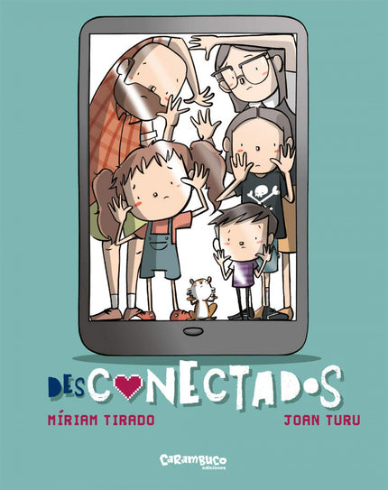 Libro Desconectados: Desconectados nos presenta una familia y cómo cada uno de sus miembros pasa gran parte del día enganchado a la pantalla. La situación se va complicando y, sin que se den cuenta, crece la desconexión entre ellos.