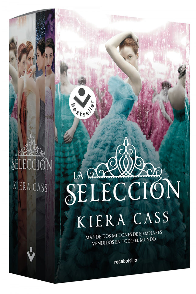 Libro Estuche La Selección: Las cinco novelas de la maravillosa serie La Selección de Kiera Cass reunidas por primera vez en un maravilloso estuche.Para treinta y cinco chicas, La Selección es una oportunidad que solo se presenta una vez en la vida. La oportunidad de escapar de la vida que les ha tocado por nacer en una determinada familia.