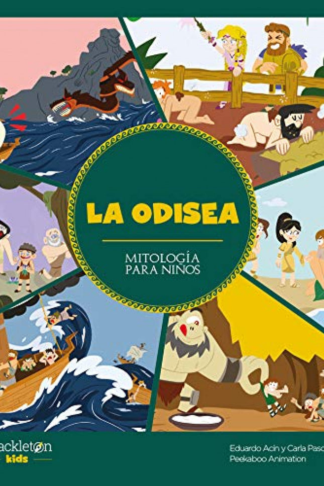 Libro La Odisea: Hubo un héroe que realizó el viaje más increíble que jamás se haya visto. Vagó durante años a lo largo y ancho del mar Mediterráneo, y aunque tuvo que enfrentarse a todo tipo de dificultades y amenazas, incluyendo monstruos, cíclopes y horribles criaturas, nunca perdió la esperanza de llegar a su destino.
