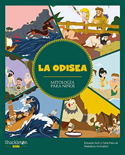 Libro La Odisea: Hubo un héroe que realizó el viaje más increíble que jamás se haya visto. Vagó durante años a lo largo y ancho del mar Mediterráneo, y aunque tuvo que enfrentarse a todo tipo de dificultades y amenazas, incluyendo monstruos, cíclopes y horribles criaturas, nunca perdió la esperanza de llegar a su destino.