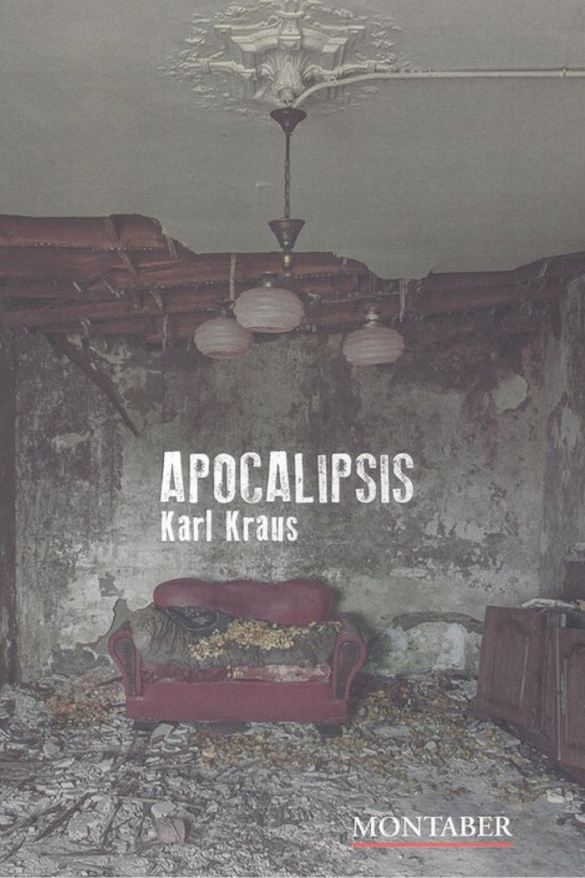 Libro Apocalipsis: Nos encontramos en la Europa de principios del siglo XX y no se avecinan tiempos de paz, precisamente. Karl Kraus, como muchos otros intelectuales, prevé los conflictos bélicos que, hoy en día, se enseñan en cualquier instituto, pero su análisis va un paso más allá.