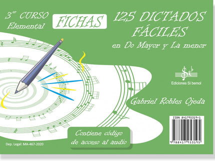 Portada del libro 125 Dictados Fáciles