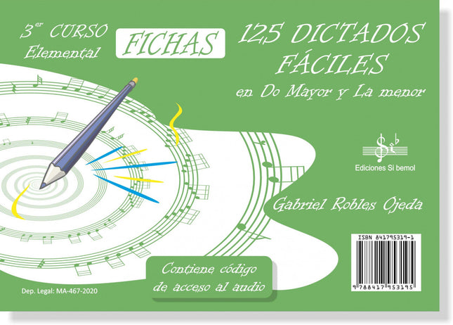 Portada del libro 125 Dictados Fáciles