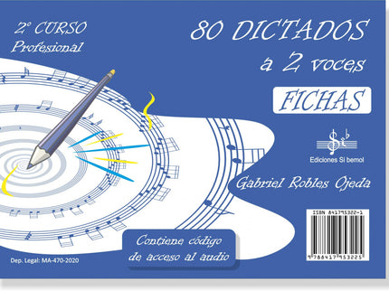 Portada del libro 80 Dictados A Dos Voces