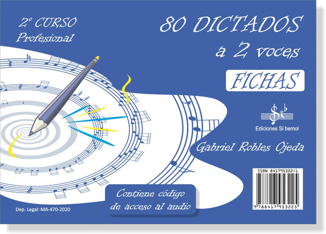 Portada del libro 80 Dictados A Dos Voces