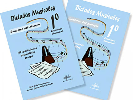 Portada del libro Dictados Musicales Volumen 1