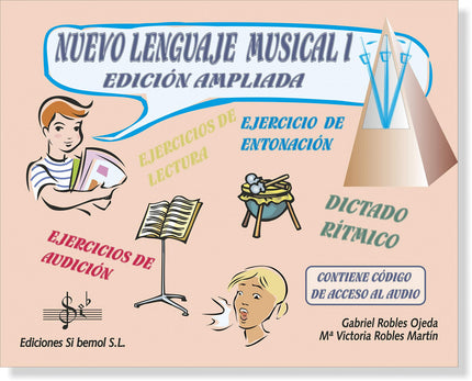 Portada del libro Nuevo Lenguaje Musical 1