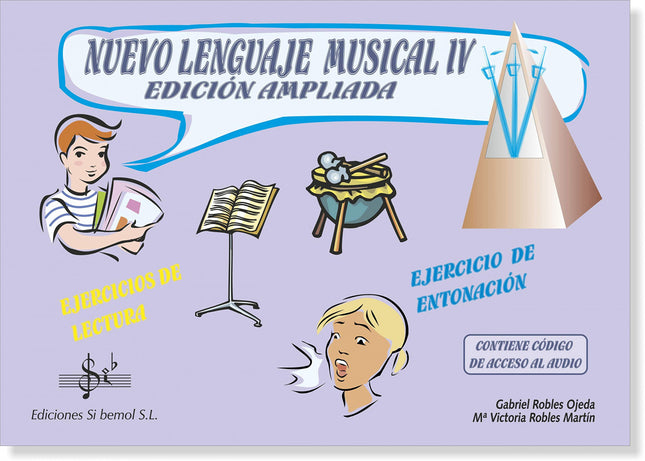 Portada del libro Nuevo Lenguaje Musical 4