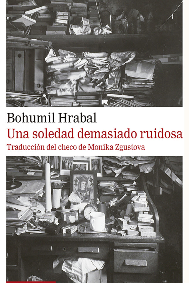 Libro Una Soledad Demasiado Ruidosa: Desde hace treinta y cinco años, Hanta trabaja en una trituradora de papel destruyendo libros y reproducciones de cuadros. En cada una de las balas de papel que prepara conviven libros, litografías, ratoncillos aprisionados y su propio esfuerzo.