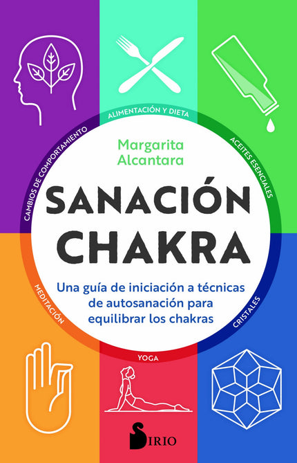 Libro Sanación Chakra: Todos los seres vivos poseemos poderosos centros de energía llamados chakras, y cada chakra tiene una sorprendente capacidad de curación y reequilibrio. Con este libro aprenderás a aprovechar este inmenso potencial mediante una sencilla y original técnica en tres pasos: localizar el síntoma o dolencia, identificar el chakra bloqueado y aplicar el método de curación apropiado que encontrarás entre la gran variedad de técnicas efectivas de sanación que nos presenta Margarita Alcantara.