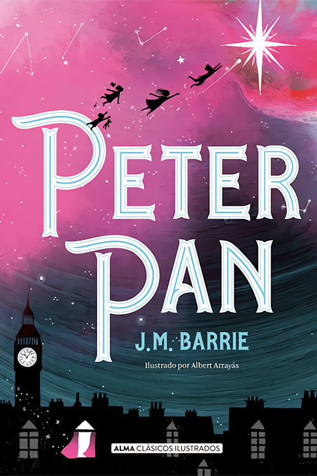 Libro Peter Pan: Cuando el escocés James Matthew Barrie escribió Peter Pan ya era un reputado dramaturgo, pero no podía prever que su nueva obra se convertiría en un clásico de la literatura. Su vida adulta estuvo profundamente marcada por su idealización del mundo de la infancia, que lo llevó a crear los inolvidables personajes de Peter Pan, Wendy, Campanilla y el capitán Garfio.