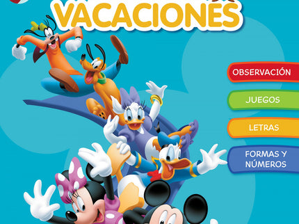 Cuaderno De Vacaciones Mickey. 2-3 Años (aprendo Con Disney)