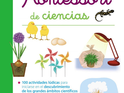 Libro Gran Cuaderno Montessori De Ciencias: Este cuaderno, basado en la pedagogía Montessori, propone numerosas actividades variadas y progresivas para que los niños de a partir de 5 años descubran el método científico y las grandes leyes de los seres vivos. - Para empezar, el niño emprenderá un recorrido para descubrir la Tierra y el Universo viajando por el espacio y explorando el sistema solar.
